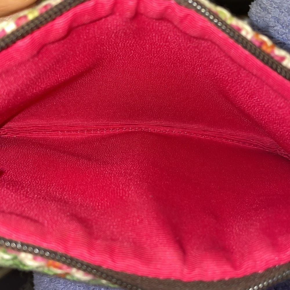 Sold 🎉Coach Vintage wool wristlet - Picture 3 of 3